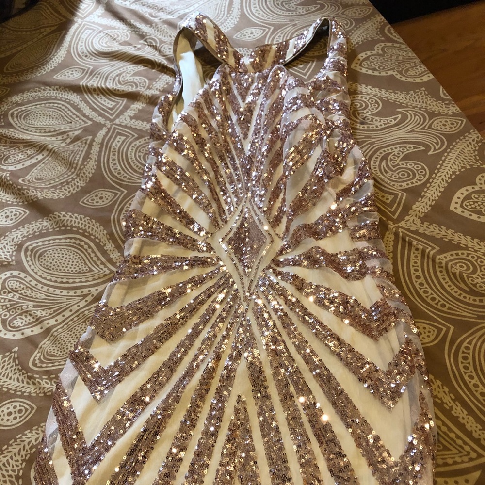 Sequin dress from fashion nova